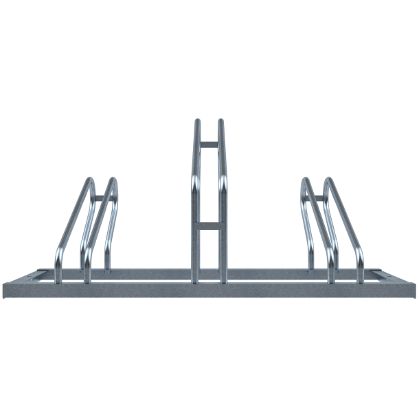 Bicycle parking rack | One-sided rack, 90 | 3 Bicycleslength: 1050 mm